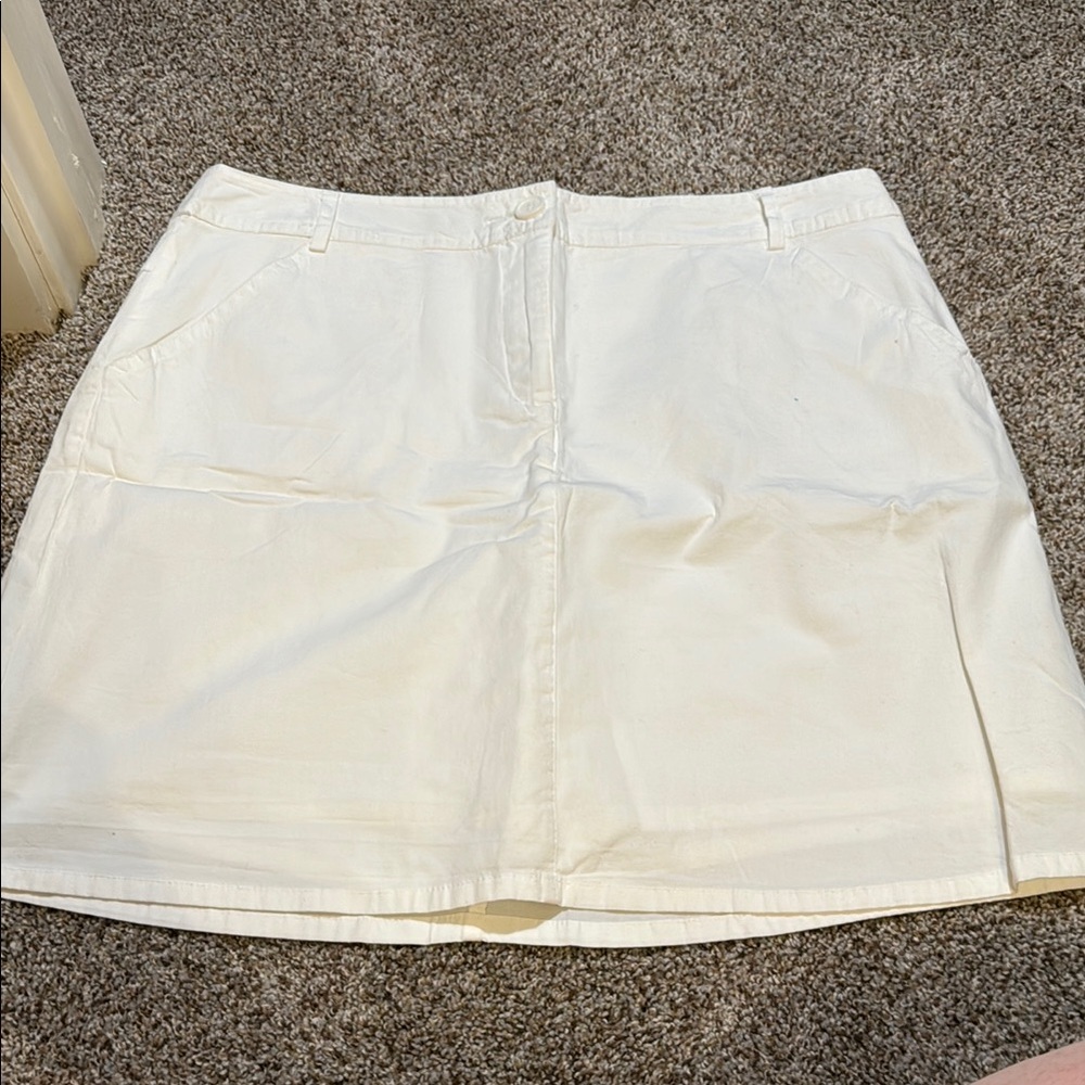 White Stag Cream Mini Skirt Cocktail